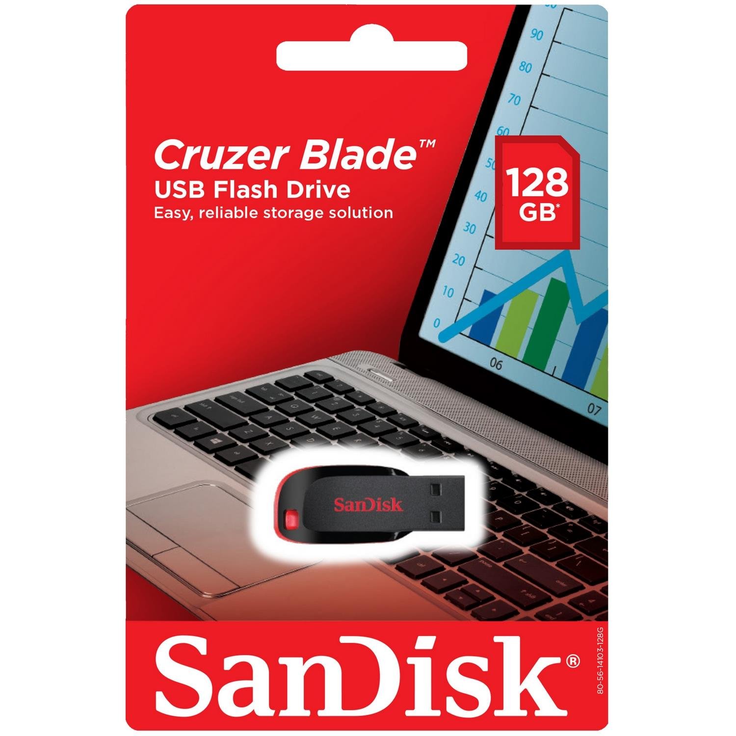 Sandisk CRUZER BLADE 128 GB SDCZ50-128G-B35 FLASH Drive