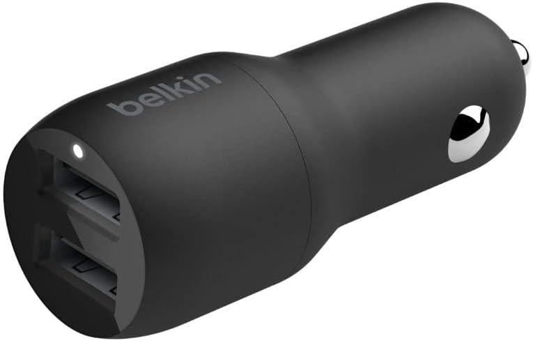 Belkin 24w Hızlı Araç Şarj Cihazı 2 Port Usb - Siyah Ccb001btbk 