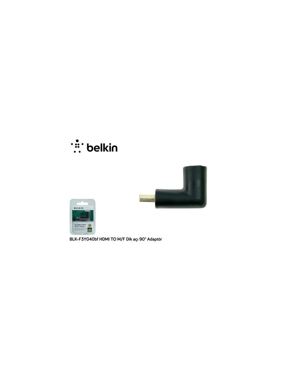 Belkin BLK-F3Y040BF Hdmi TO M/F DİK AÇI 90 DERECE ADAPTÖR