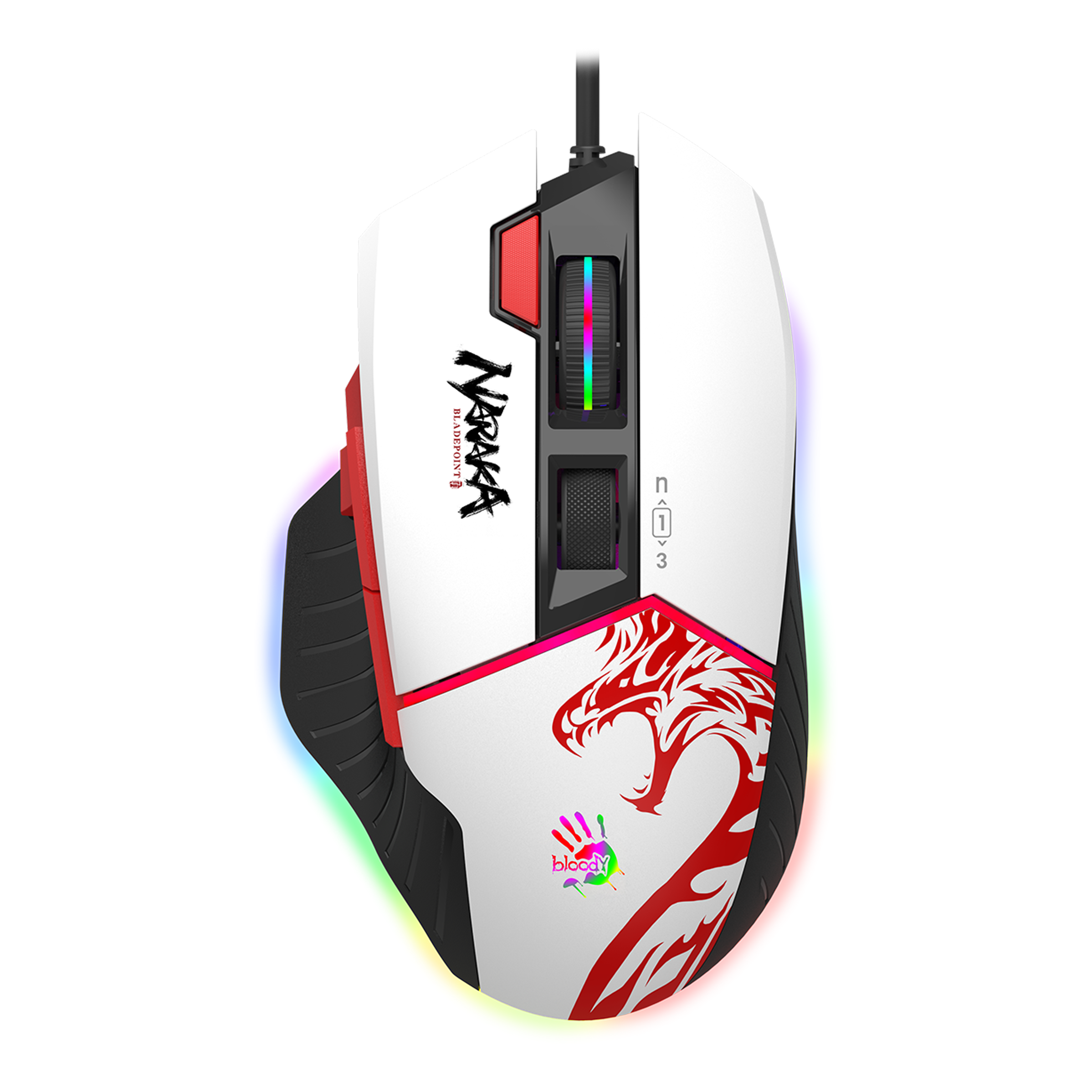 A4-Tech Bloody W95 Max 12K CPI Sports Naraka RGB Optik Gaming Mouse