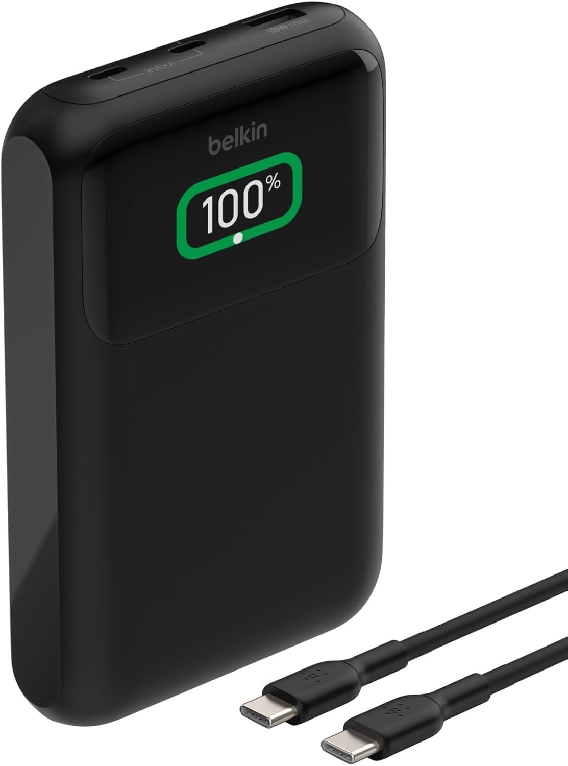 Belkin BoostCharge Pro 3 Portlu 20000 mAh 65W Hızlı Şarj Powerbank, Siyah