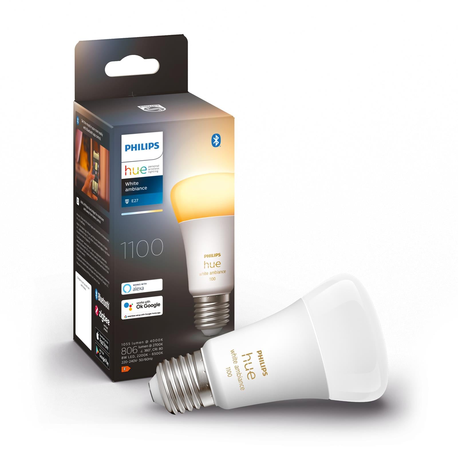 Philips 75w Beyaz Ambiyans Akıllı Ampul E27 Bluetooth - 929002468401