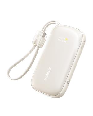 Baseus EnerFill FC21 QPow3 Ultra Powerbank 10.000 mAh 45W - Titanyum (Ayrılabilir kablo ile)