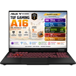 Asus TUF Gaming A16 FA608PP-RV156-Gaming AMD Ryzen 9 8940HX 16GB 1TB SSD RTX 5070 8GB (115W) 16