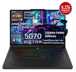 Lenovo Legion Pro 5 16ADR10 Amd Ryzen 9 8940HX 32GB 1tb SSD Rtx 5070 8gb 16