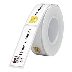 Niimbot T12*40mm 160 adet Hayvanat Bahçesi Desenli Etiket (D11,D110,D101,H1S)