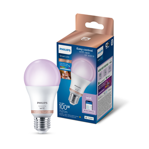 Philips Smart Lighting LED Ampul A60 E27 100W Eşdeğer RGB - Google Home, Alexa, HomeKit ve Matter uyumlu