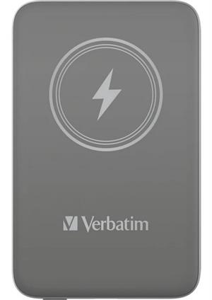 Verbatim MCP-10GY 10000MAh With USB-C 15W Magnetic Wireless Powerbank - Grey