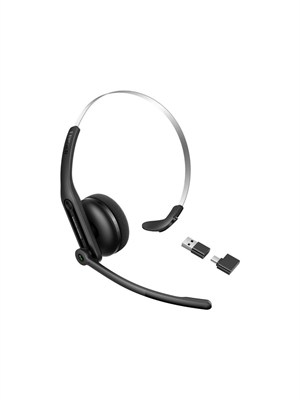 Edifier CC300 Bluetooth 6.0 Kablosuz Mono Çağrı Merkezi Kulaklığı – Usb-C Dongle, Aı Mikrofon Noise Cancelling, 36 Saat Konuşma - Siyah