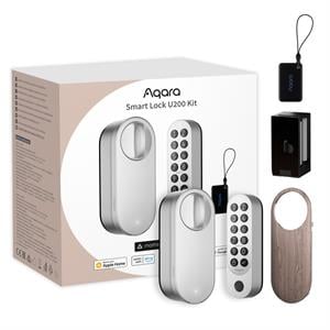 Aqara Akıllı Kapı Kilidi U200 Silver ‎EL-D02E (Apple Home Destekli)