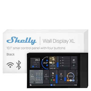 Shelly Wall Display XL Black Akıllı Ev Kontrol Paneli