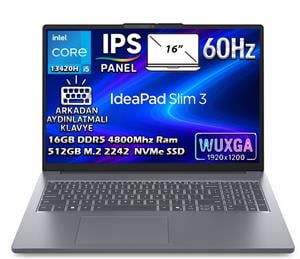 Lenovo Ideapad Slim 3 16IRH10 Intel Core I5-13420H 16GB 512GB SSD 16