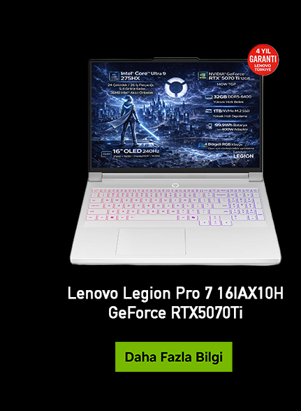 Lenovo Legion Pro 7 — RTX 5070 Ti