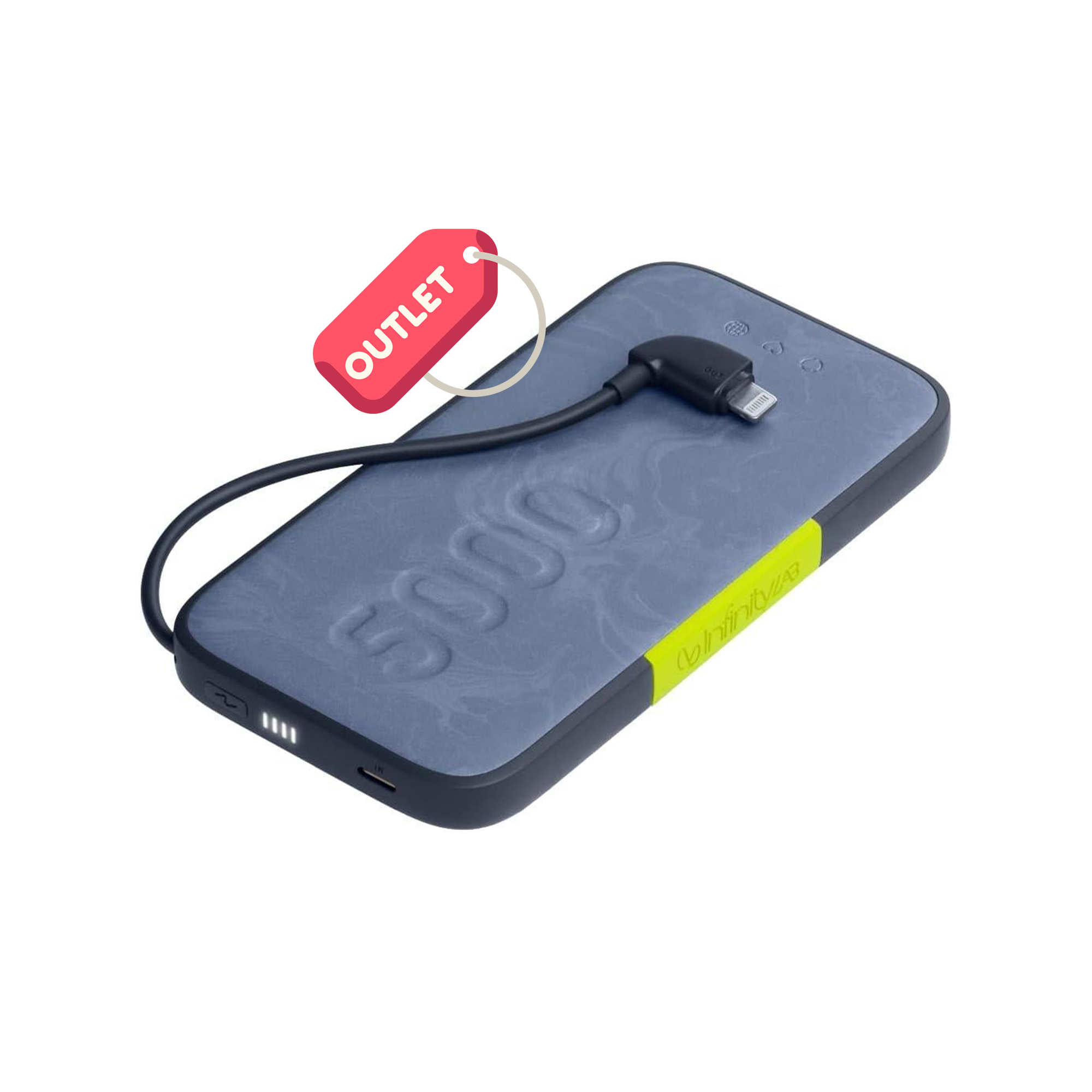 OUTLET InfinityLab by Harman - InstantGo Powerbank 5000 mAh, Lightning, Mavi