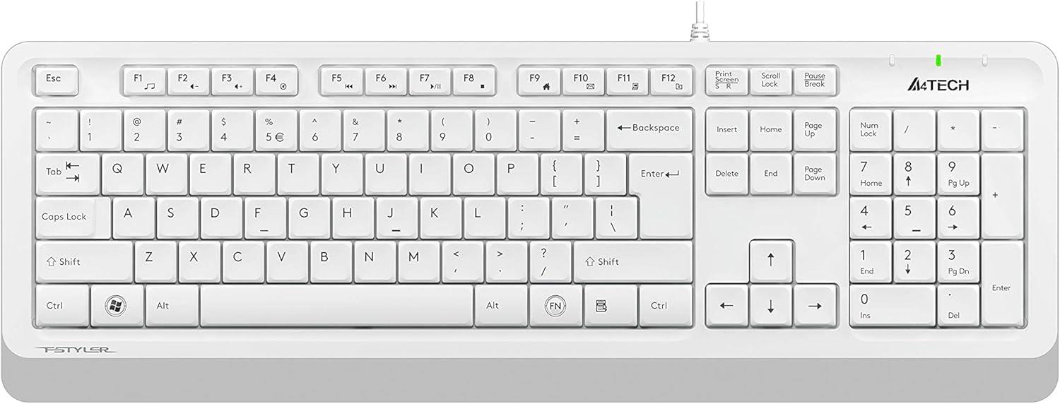 A4-Tech FK10 Q USB Beyaz Klavye