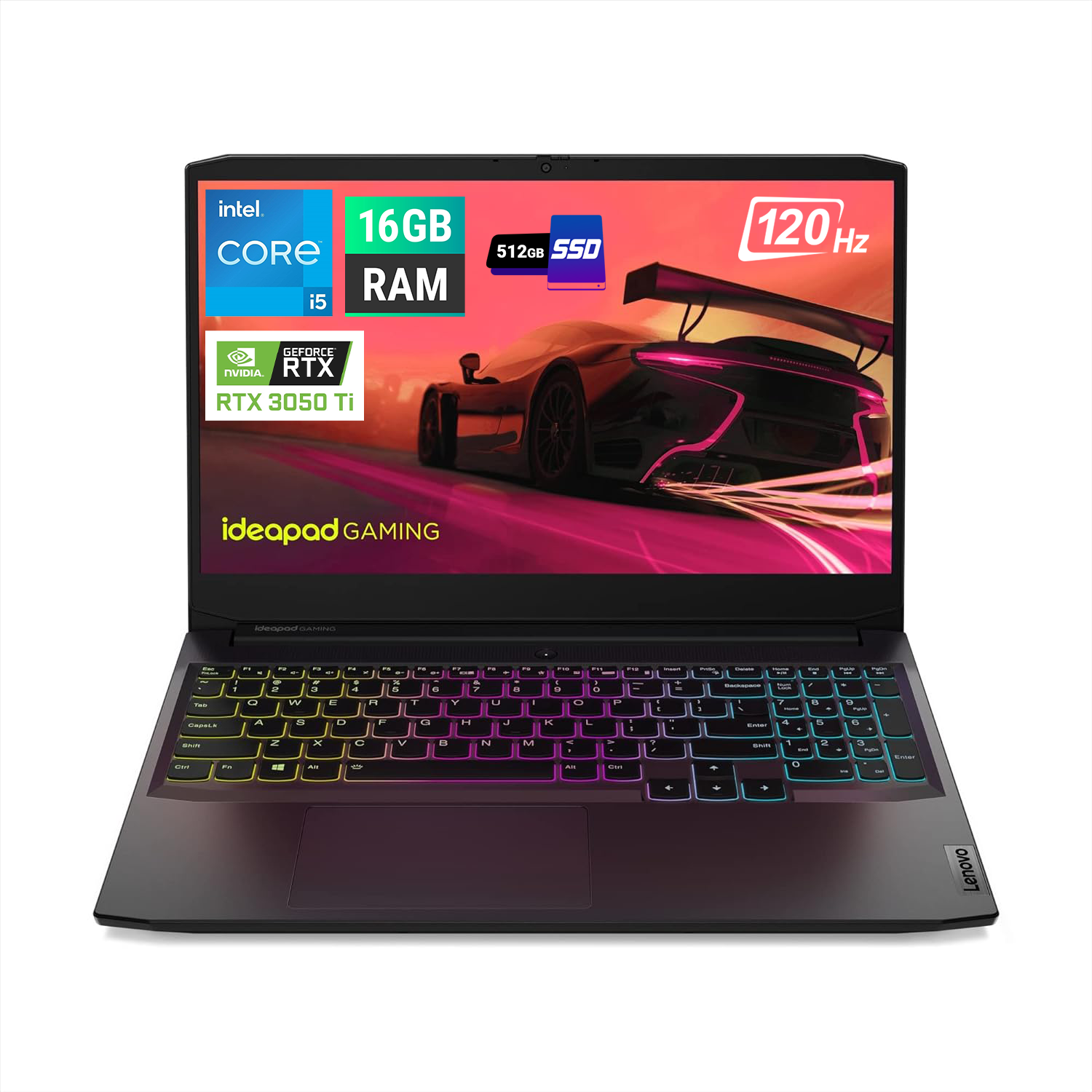 Lenovo Ideapad Gaming 3 15IAH7 I5-12450H 16GB 512GB SSD 4gb Rtx™ 3050 Ti 15.6