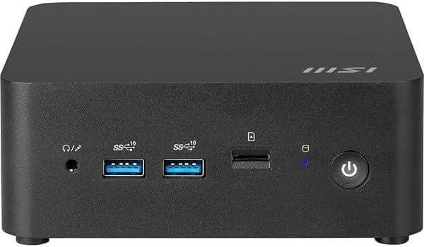 MSI CUBI NUC 1M-002EU CORE 5 120U 8GB DDR5 512GBB SSD W11PRO SIYAH MINI DT PC