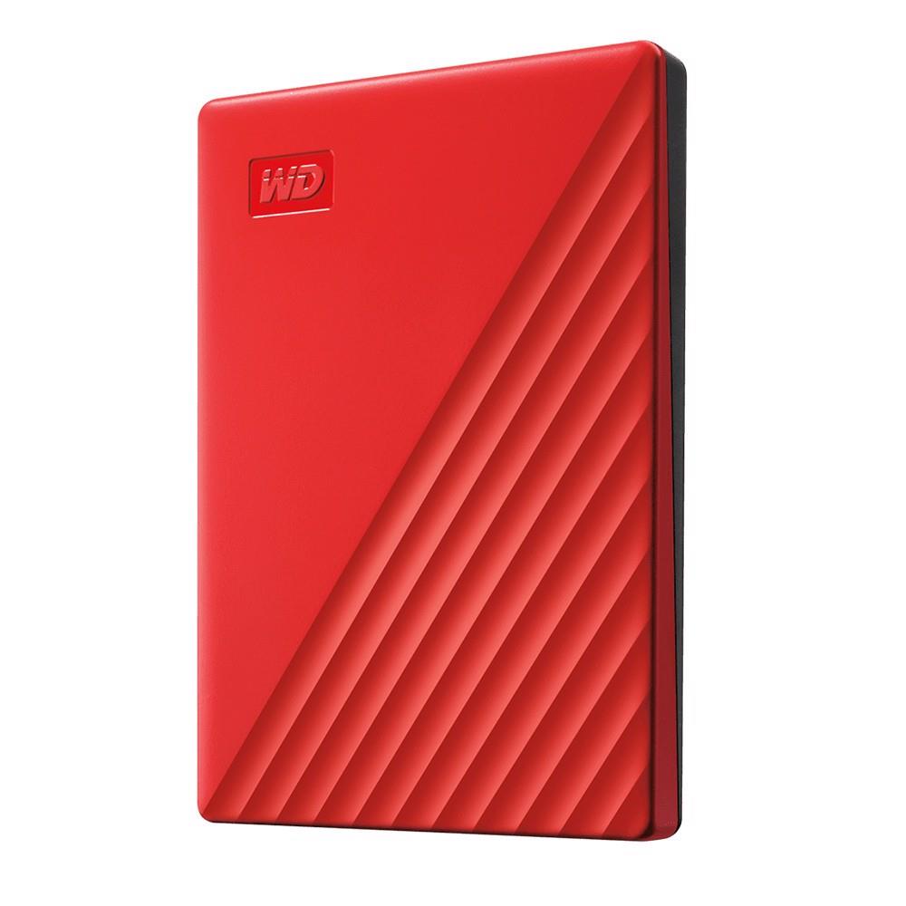 WD My Passport 4TB USB3.2Gen1 Taşınabilir Disk Kırmızı - WDBPKJ0040BRD-WESN