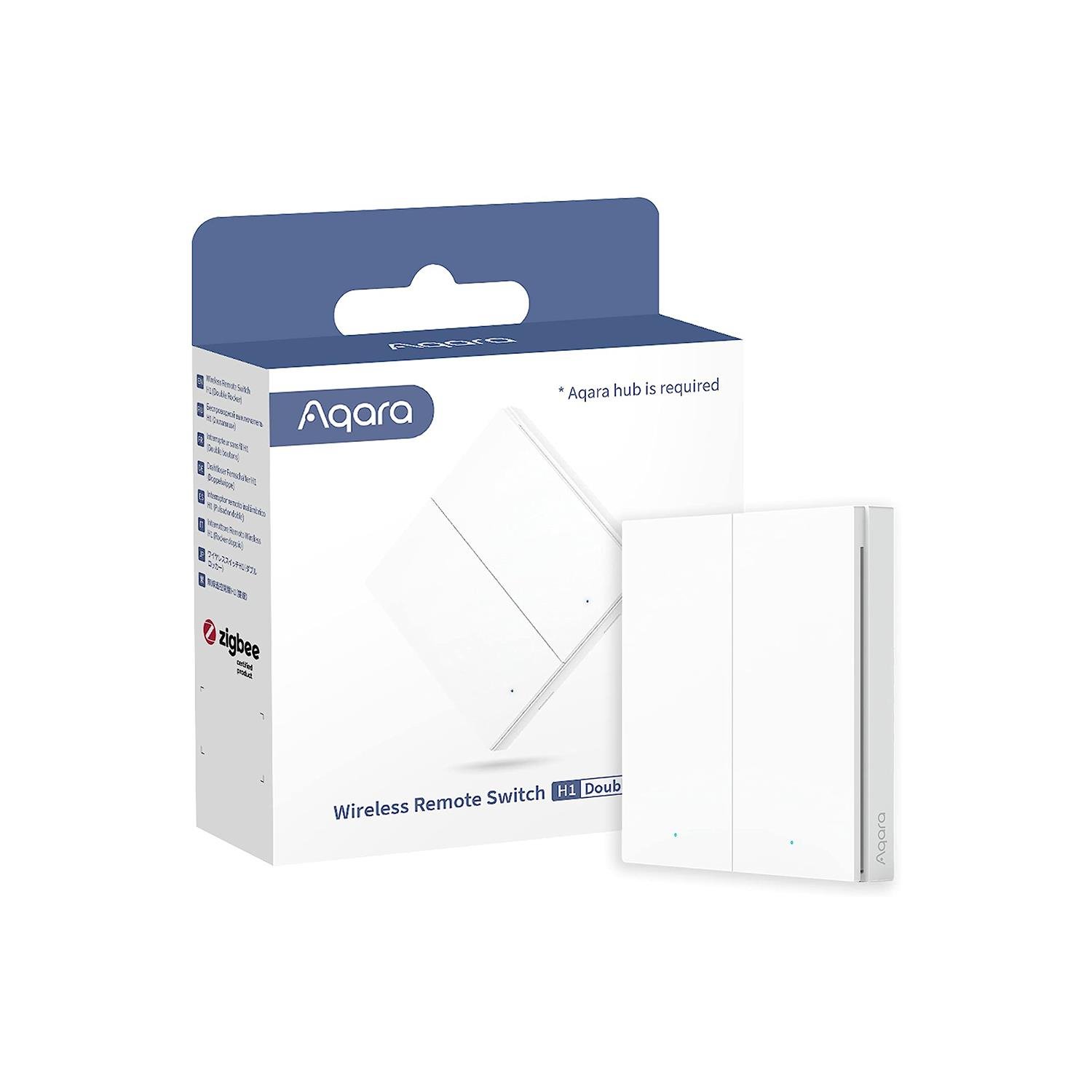 Aqara Akıllı İkili Anahtar H1 WRS-R02 (Apple Home Destekli)