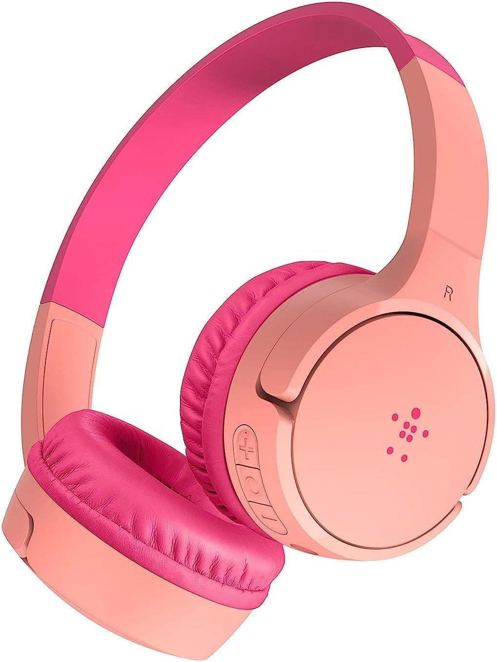 Belkin SoundForm Mini Kids Kablosuz Çoçuk Kulaklığı - Pembe