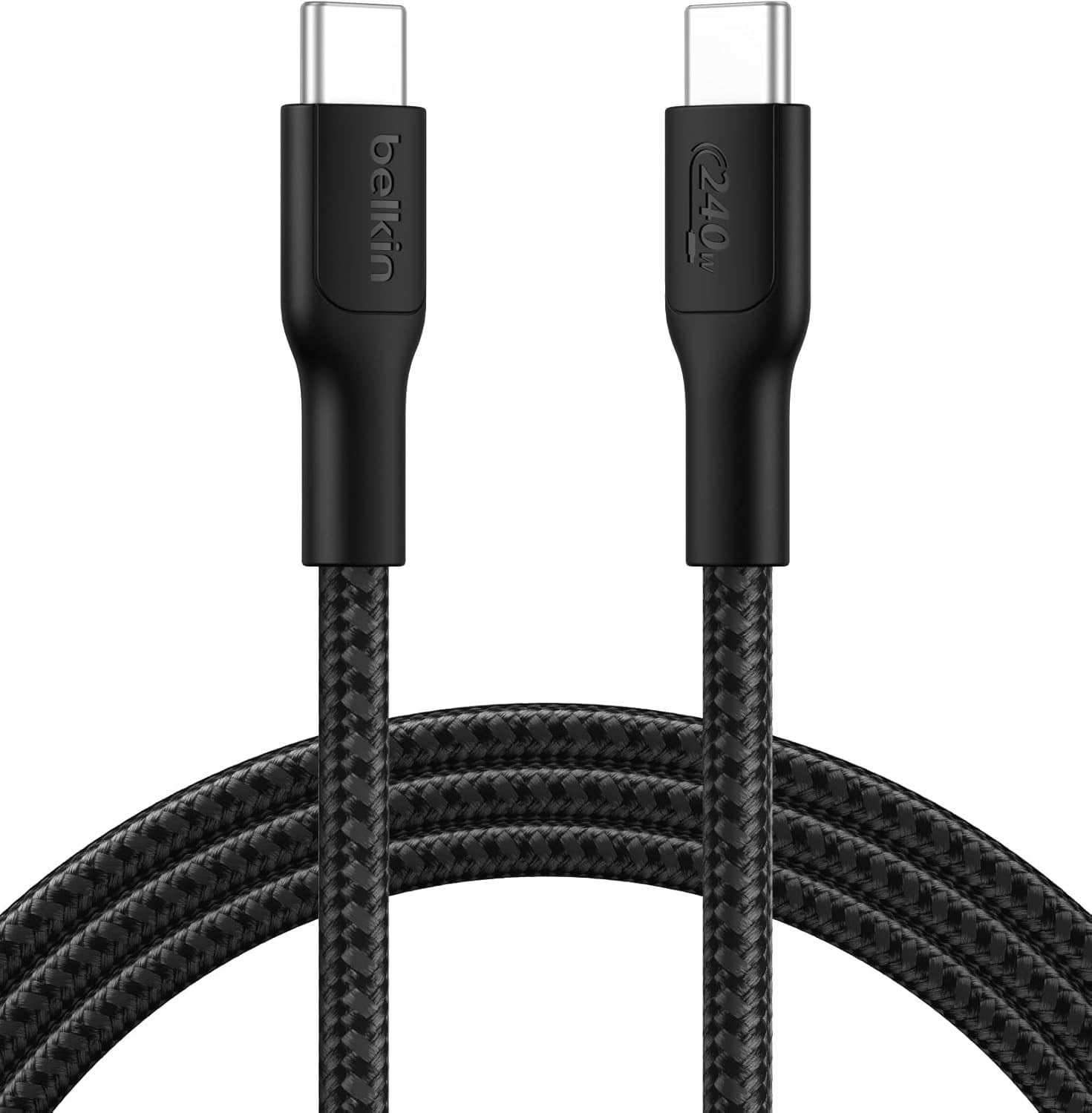Belkin Eco Örgülü USB-C - USB-C 240W, 2M Hızlı Şarj Kablosu