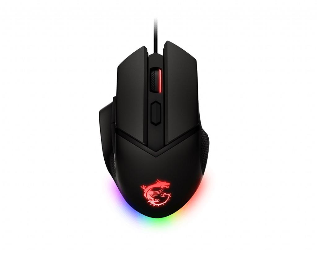 MSI GG CLUTCH GM20 ELITE GAMING MOUSE 6.400 DPI PIXART PAW3309 OPTIK SENSOR RGB LED 2.0M KABLO AYARLANABILIR AGIRLIK USB BAGLANTI OY