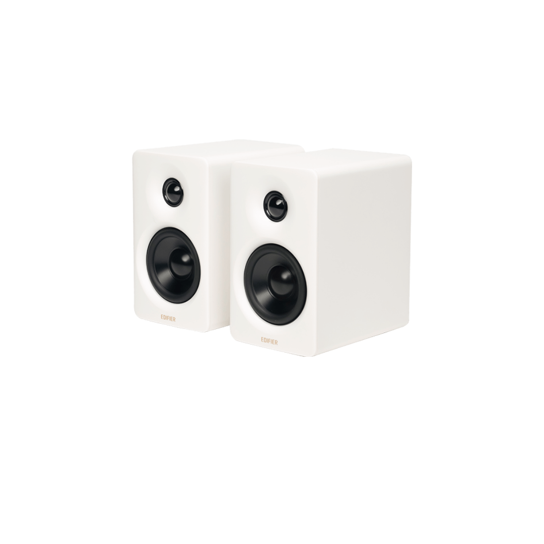 Edifier M60 66W RMS Bluetooth 5.3 USB-C/AUX Girişli Kompakt Masaüstü 2.0 Hoparlör – Hi-Res Audio, LDAC - Beyaz