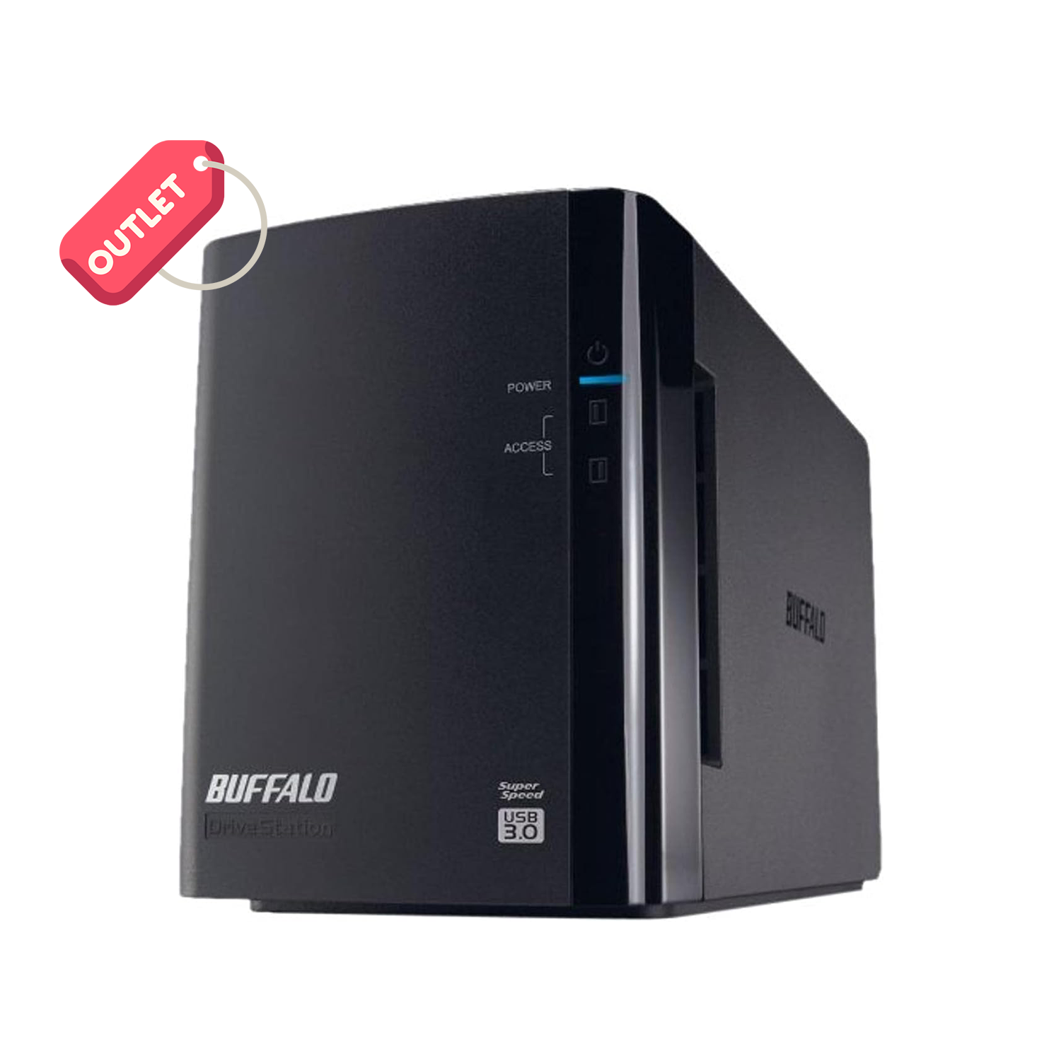 OUTLET Buffalo DriveStation Duo HD-WL6TU3R1-EU 6TB USB 3.0 Harici Harddisk 