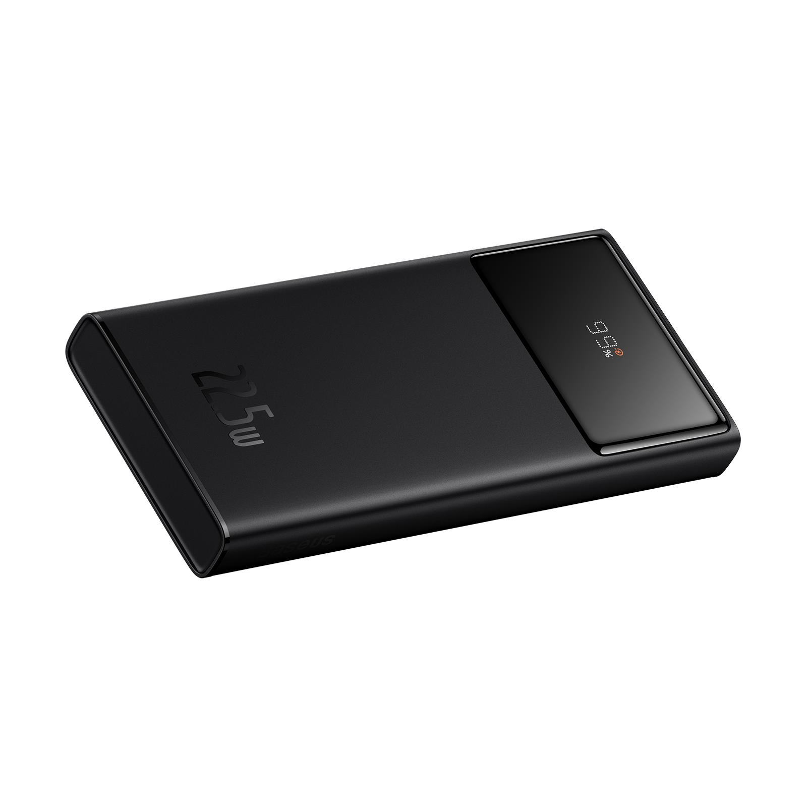 Baseus Star-Lord Overseas Edition 22.5W 10.000 mAh Dijital Ekranlı Powerbank - Siyah