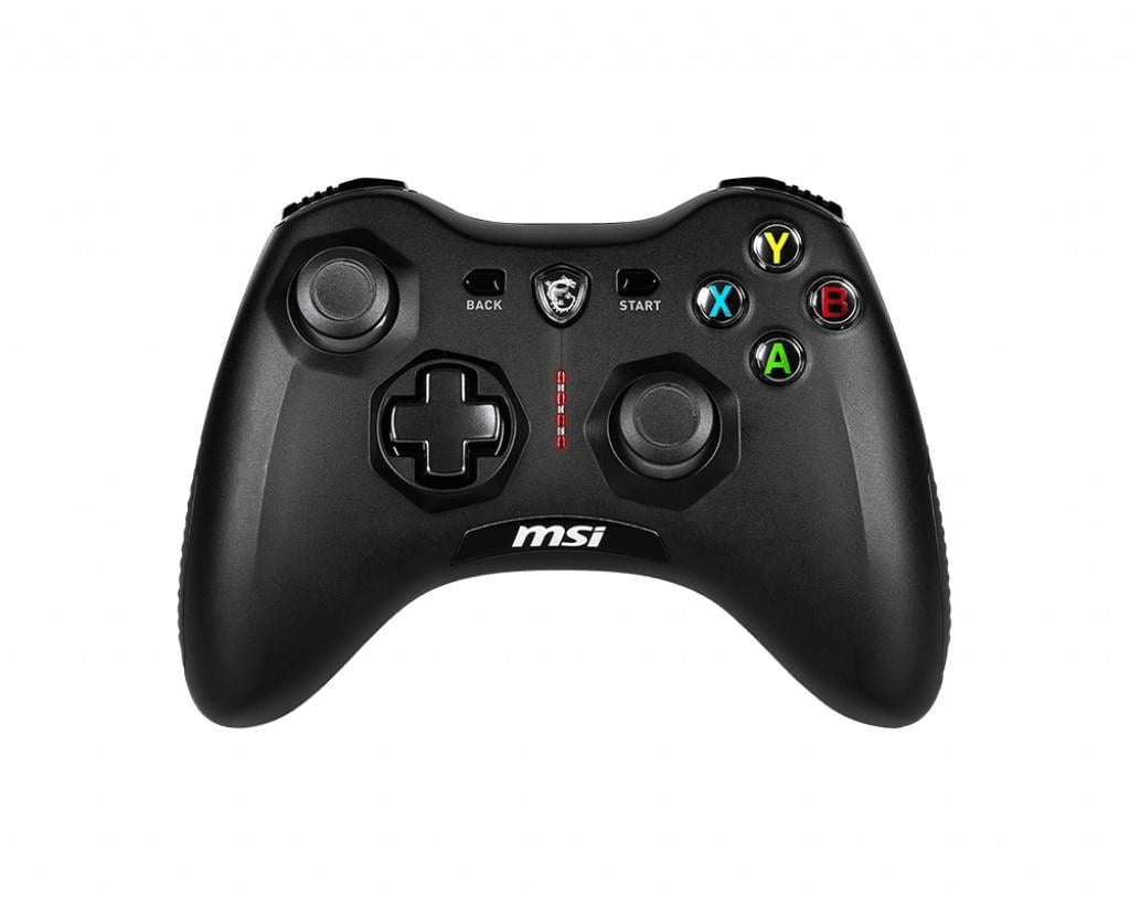 MSI GG FORCE GC30 V2 SIYAH OYUN KOLU KABLOSUZ 600MAH BATARYA PC/KONSOL/ANDROID 4.1+ DESTEGI 2 MILYON BASIS ANAHTARLAR CIFT TITRESIM