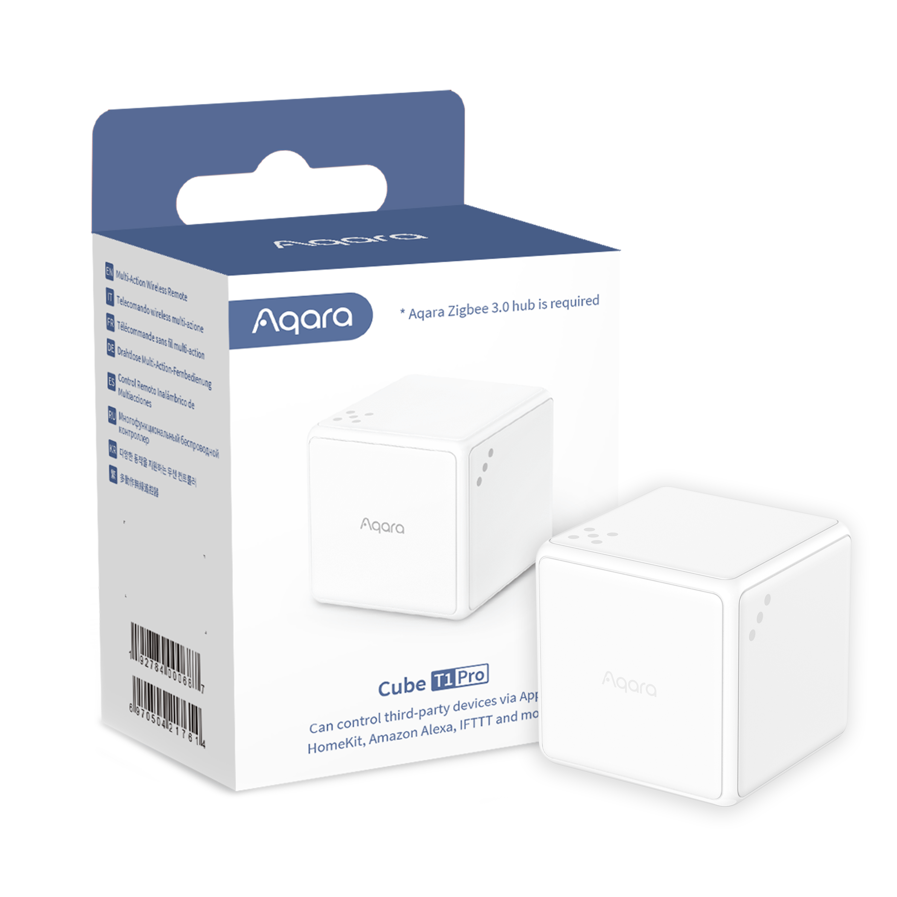 Aqara Akıllı Kablosuz Kumanda Cube ProT1 CTP-R01 (Apple Home Destekli)