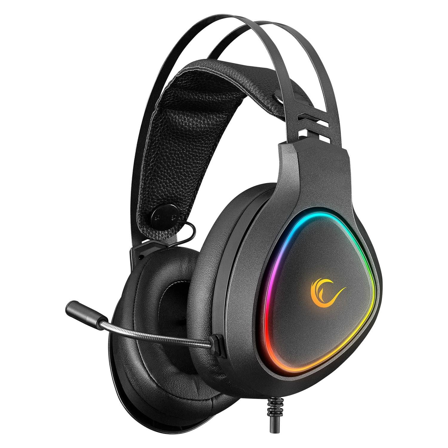 Rampage RMX-G7 SNIPER Siyah USB 7.1 RGB Gaming Mikrofonlu Kulaklık