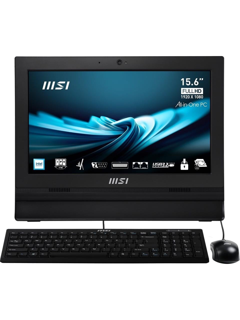 MSI PRO AP162T ADL-017XEU 15.6 FHD 16:9 (1920X1080) N100 4GB DDR4 256GB SSD DOS AIO PC