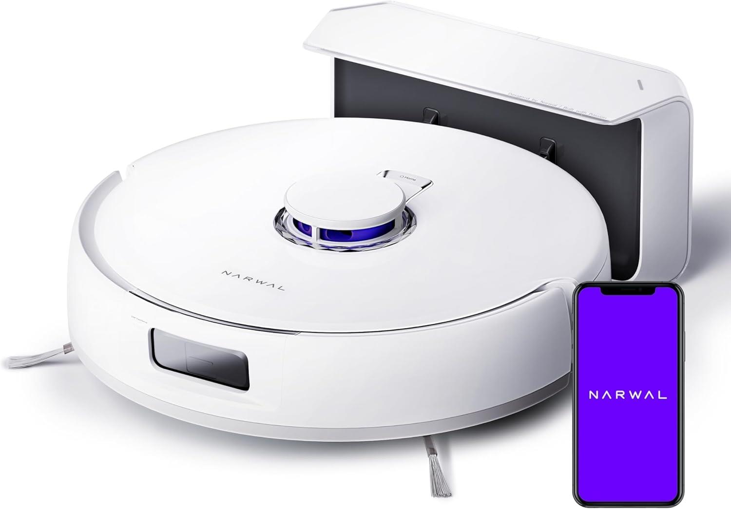 Narwal Freo X Plus Vacuum and Mop, 7800 pa Robot Süpürge, Beyaz