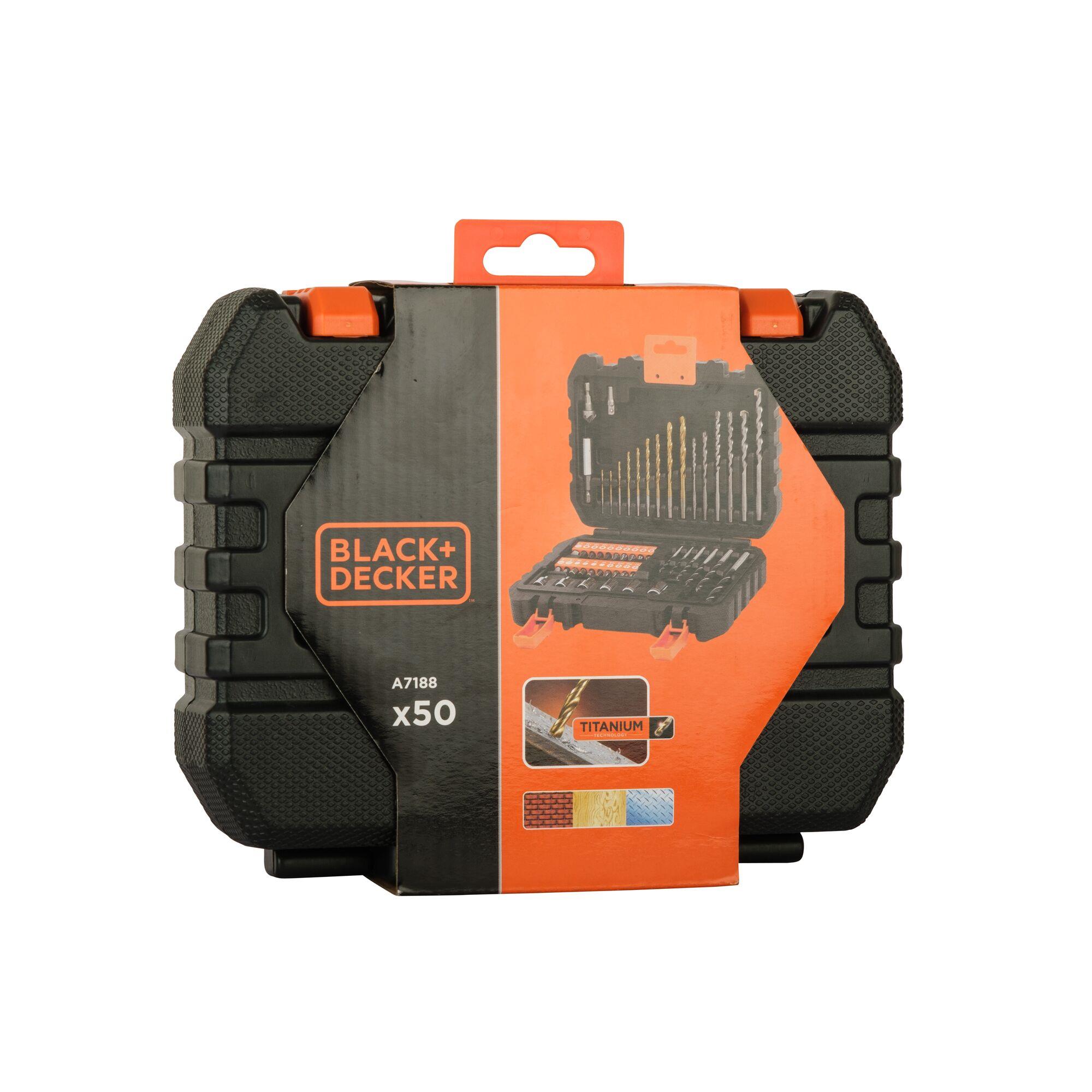 Black&Decker Delme ve Vidalama Uç Seti 50 Parça - A7188-XJ