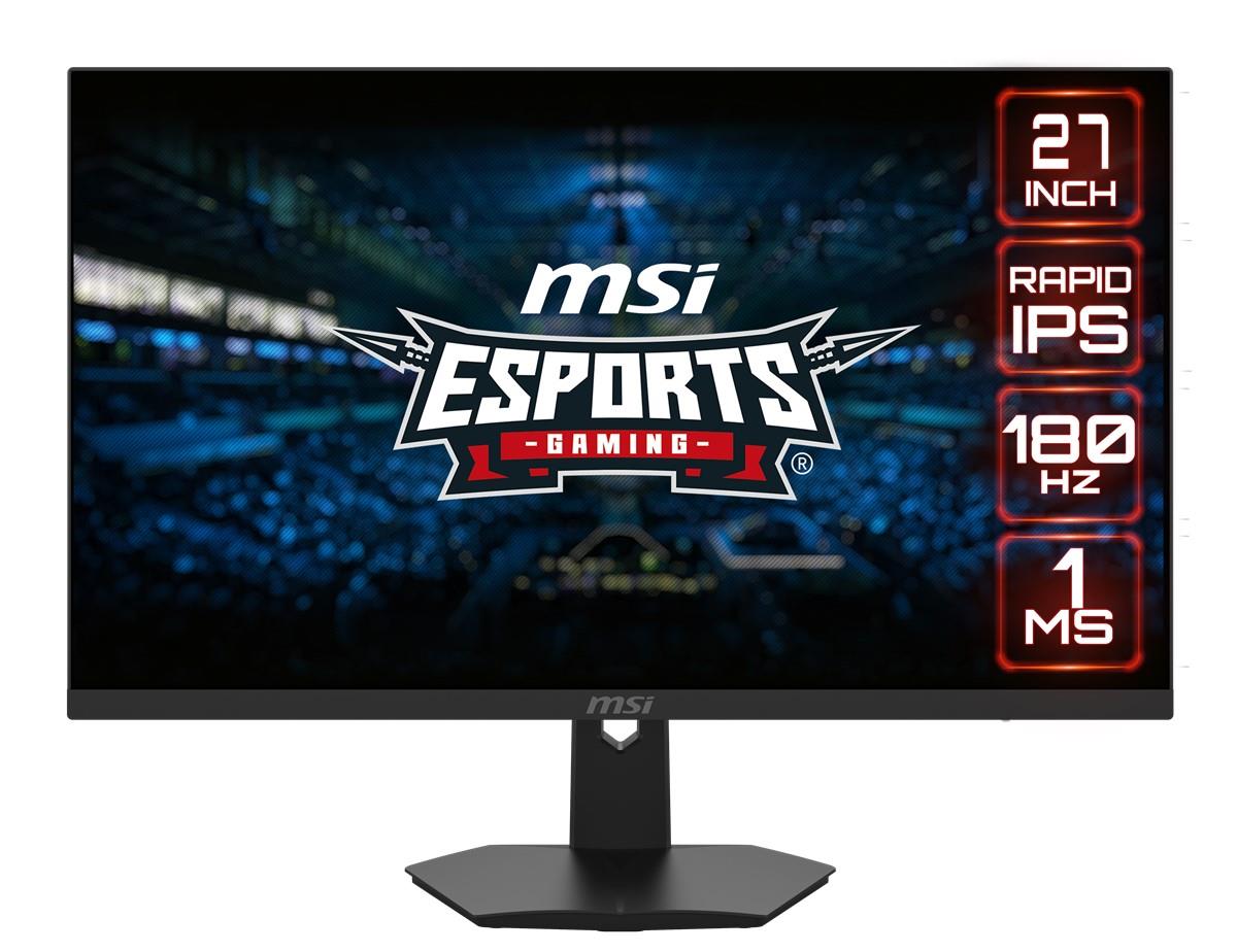 MSI G274F 27 FLAT RAPID IPS 1920x1080 (FHD) 16:9 180HZ 1MS G-SYNC COMPATIBLE GAMING MONITOR