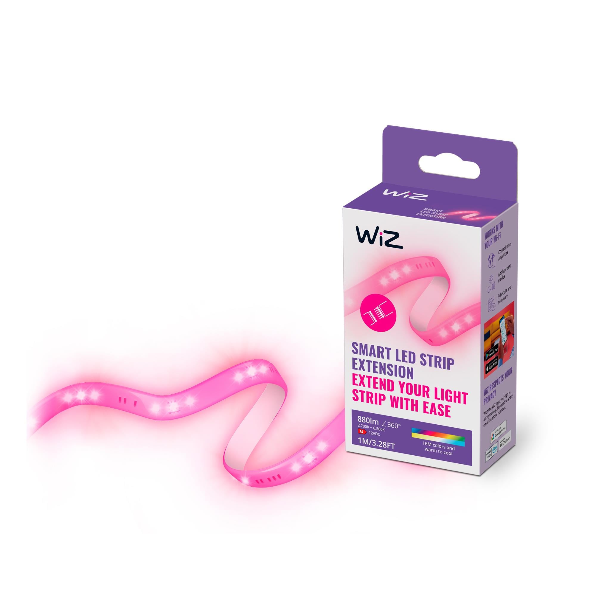 WIZ Wi-fi Akıllı Led Şerit 1M 880lm - Adaptör Dahil Değildir 