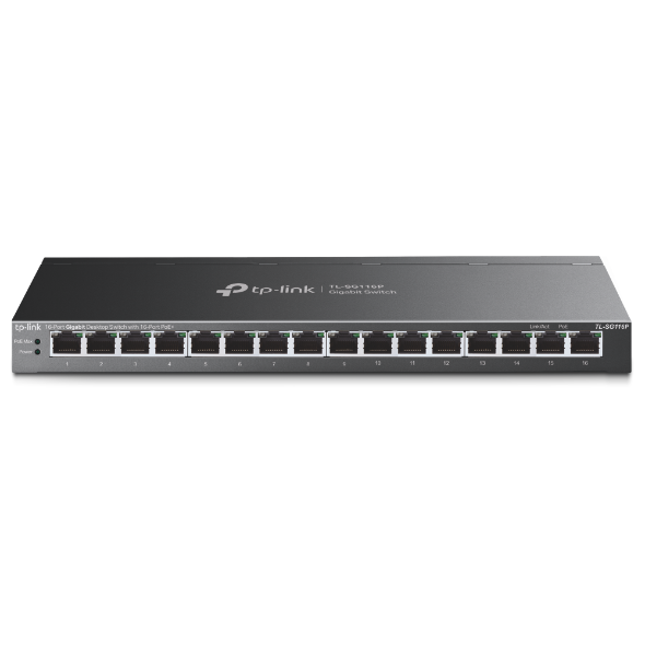 TP-LINK TL-SG116P 16-PORT WITH 16-Port PoE+ GIGABIT SWITCH
