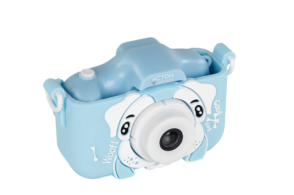 Acton Full HD Dijital Çocuk Fotoğraf Makinesi - Mavi