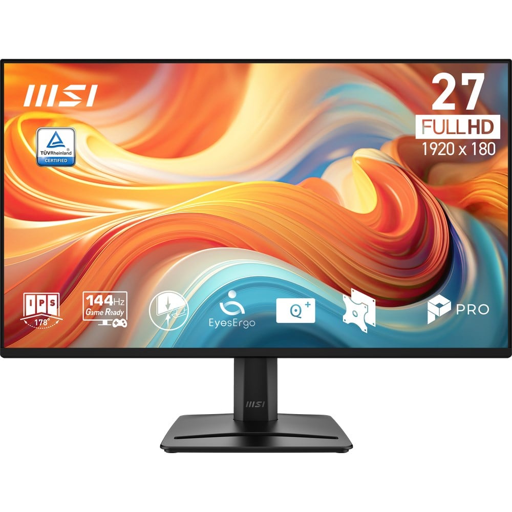 MSI 27 PRO MP275 E14L 1920x1080 (FHD) 16:9 FLAT IPS 144HZ 1MS (MPRT) FREESYNC MONITOR
