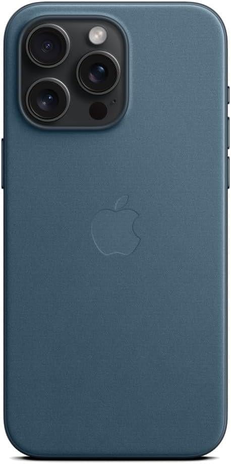 Apple iPhone 15 Pro Max MagSafe Mikro Dokuma Kılıf Pasifik Mavi - MT4Y3ZM/A

