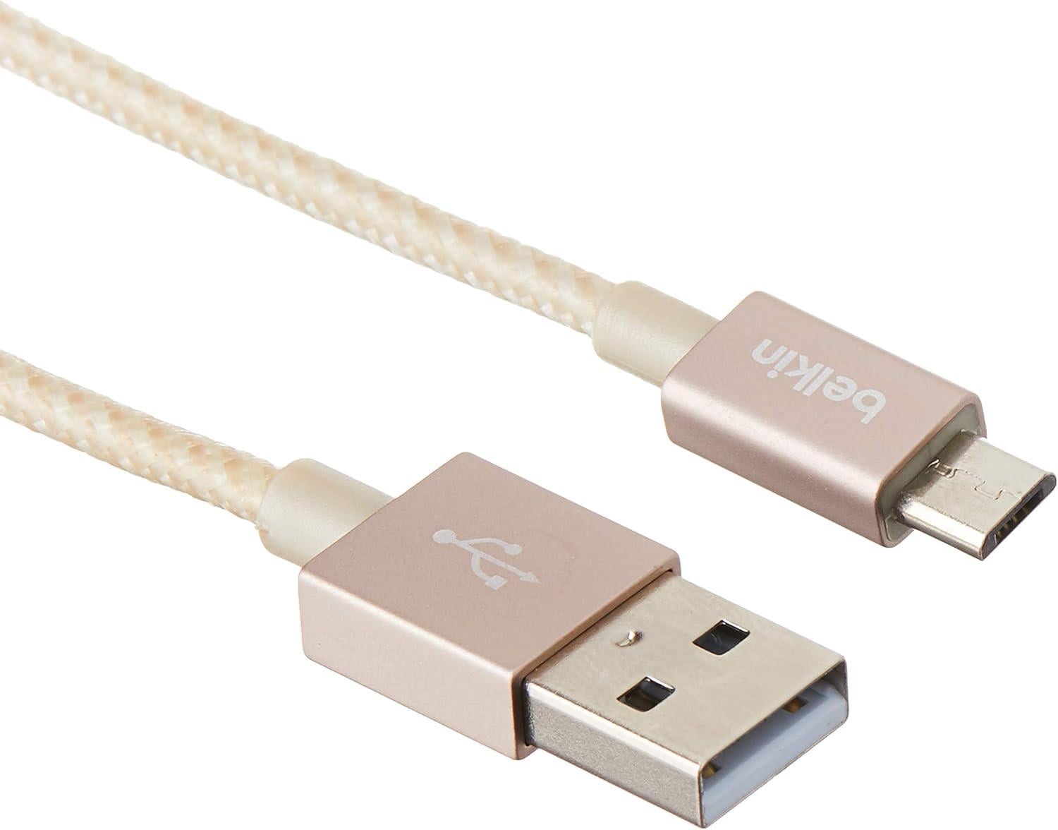 Belkin F2CU021BT04-GLD PREMIUM MİKRO USB ŞARJ VE KABLO - ALTIN