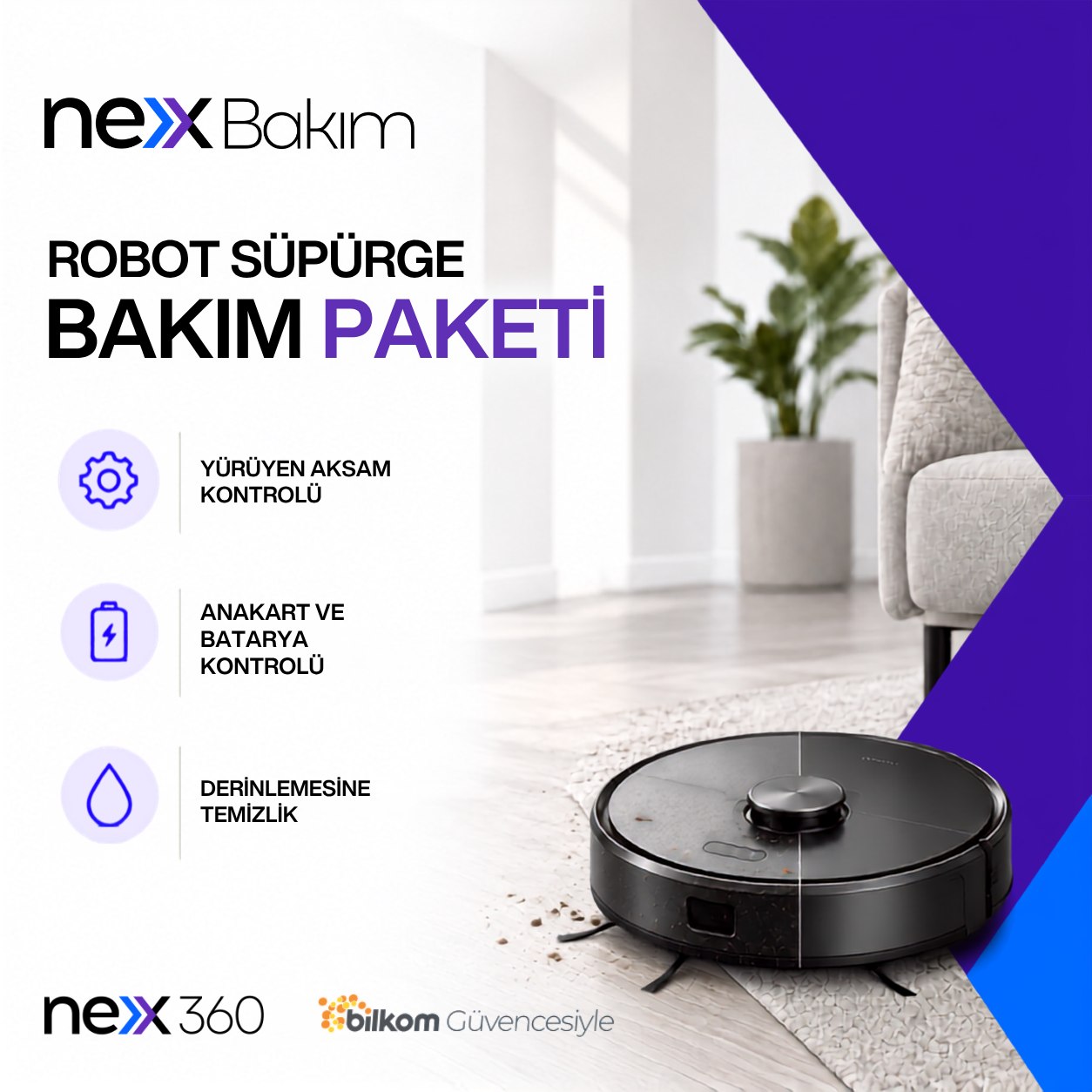 Nexbakım Robot Süpürge
