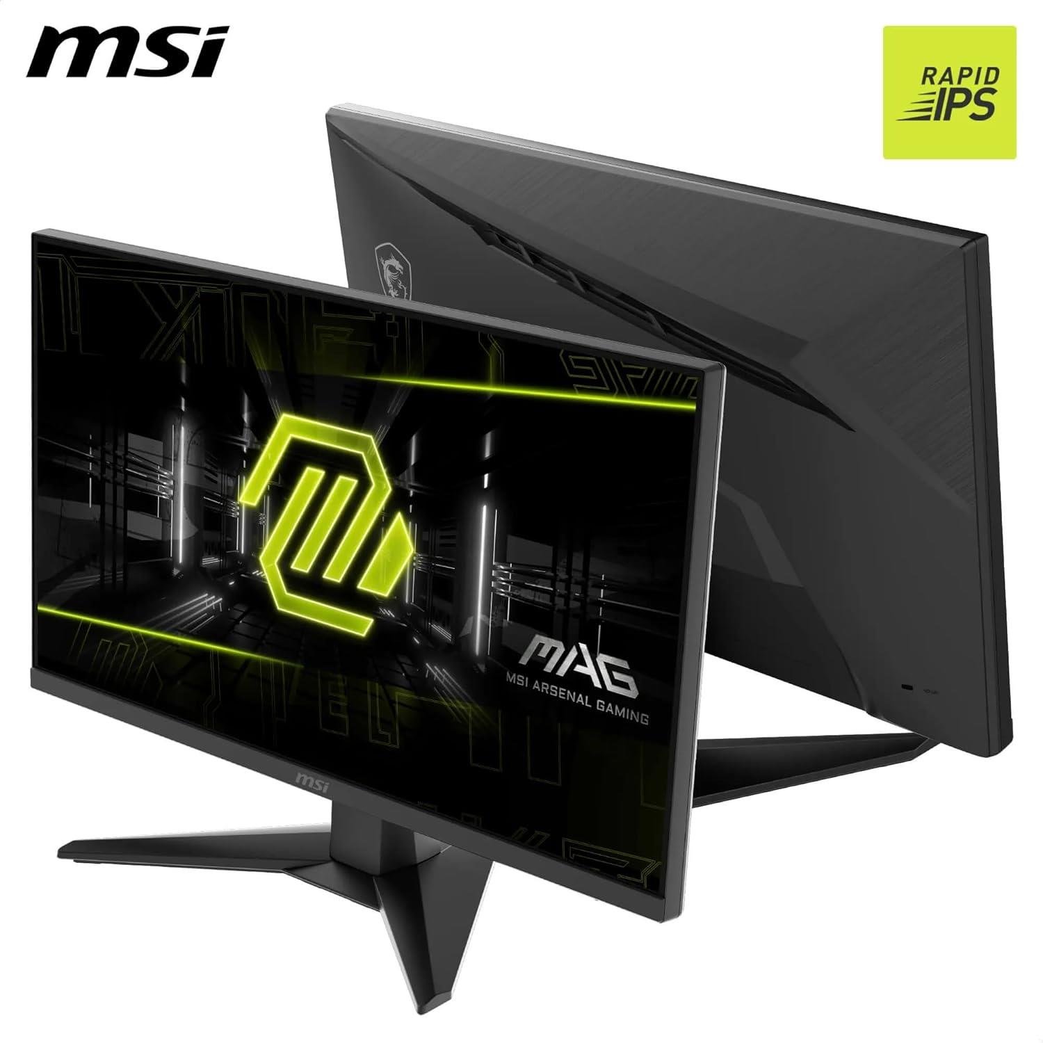 MSI 23.8 MAG 242F 1920x1080 (FHD) 16:9 FLAT RAPID IPS 200HZ 0.5MS (GTG) FREESYNC PREMIUM GAMING MONI