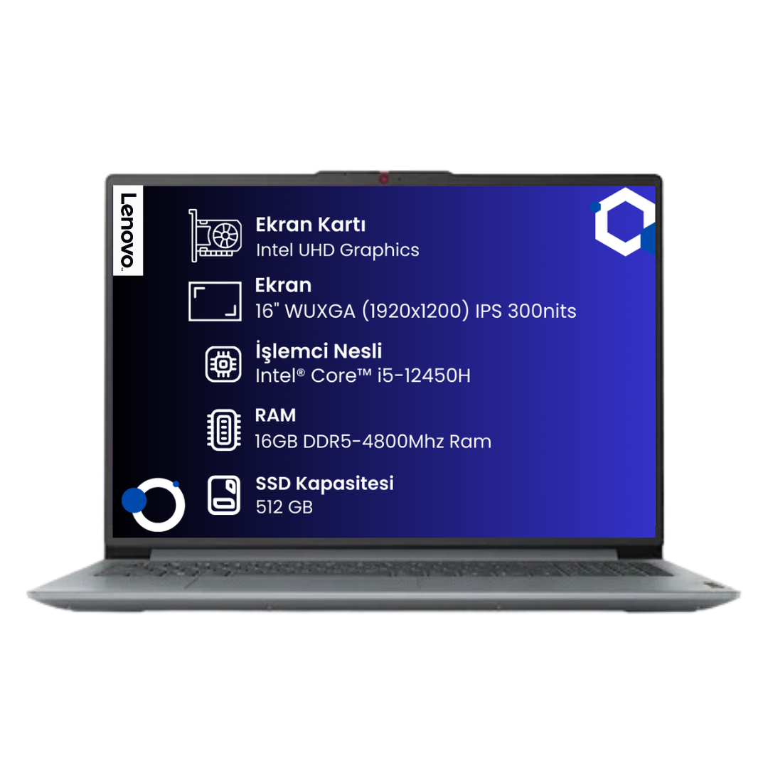 Lenovo Ideapad Slim 3 16IAH8 Intel Core I5-12450H 16GB 512GB SSD 16