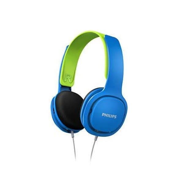 Philips Shk2000bl Mavi-yeşil Kablolu Kulak Üstü Çocuk Kulaklığı