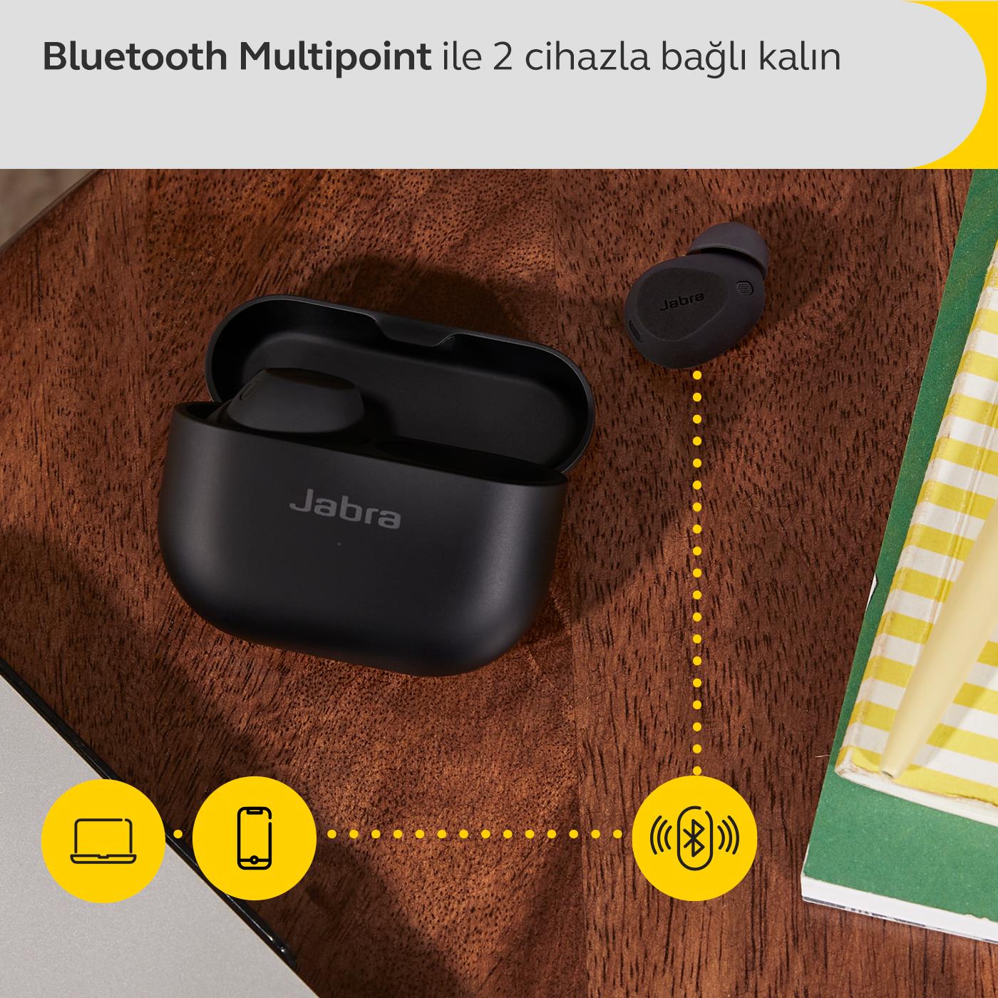 Jabra Elite 10 Kablosuz Kulaklık - Dolby Atmos Çevresel Ses