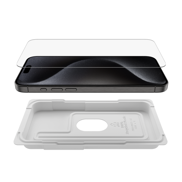 Belkin OVA134ZZ iPhone 15 Pro Max için Screen Force Ultra Glass 2 Ekran Koruyucu