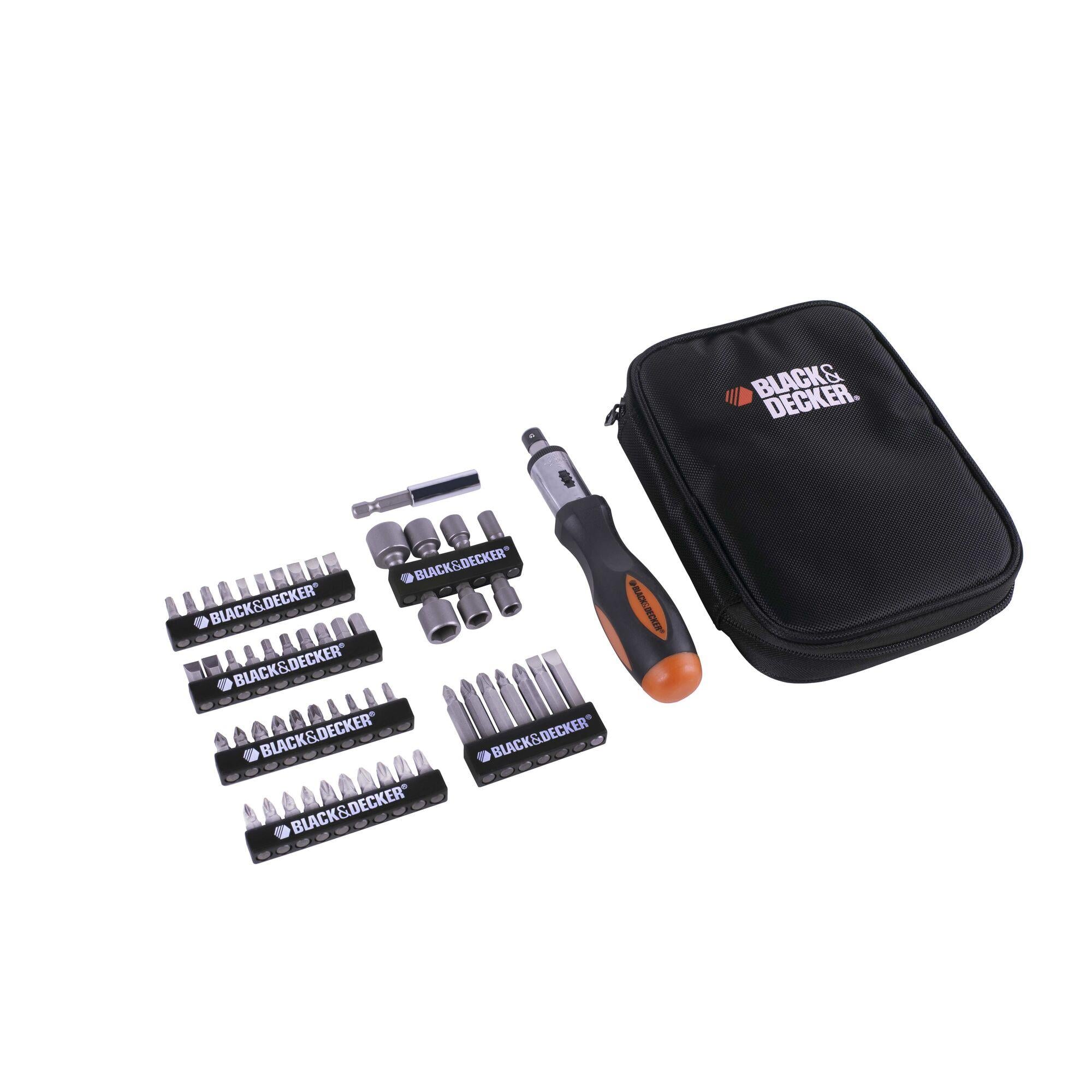 Black&Decker 56 Parca Circirli Tornavida Aksesuar Seti - A7104-XJ