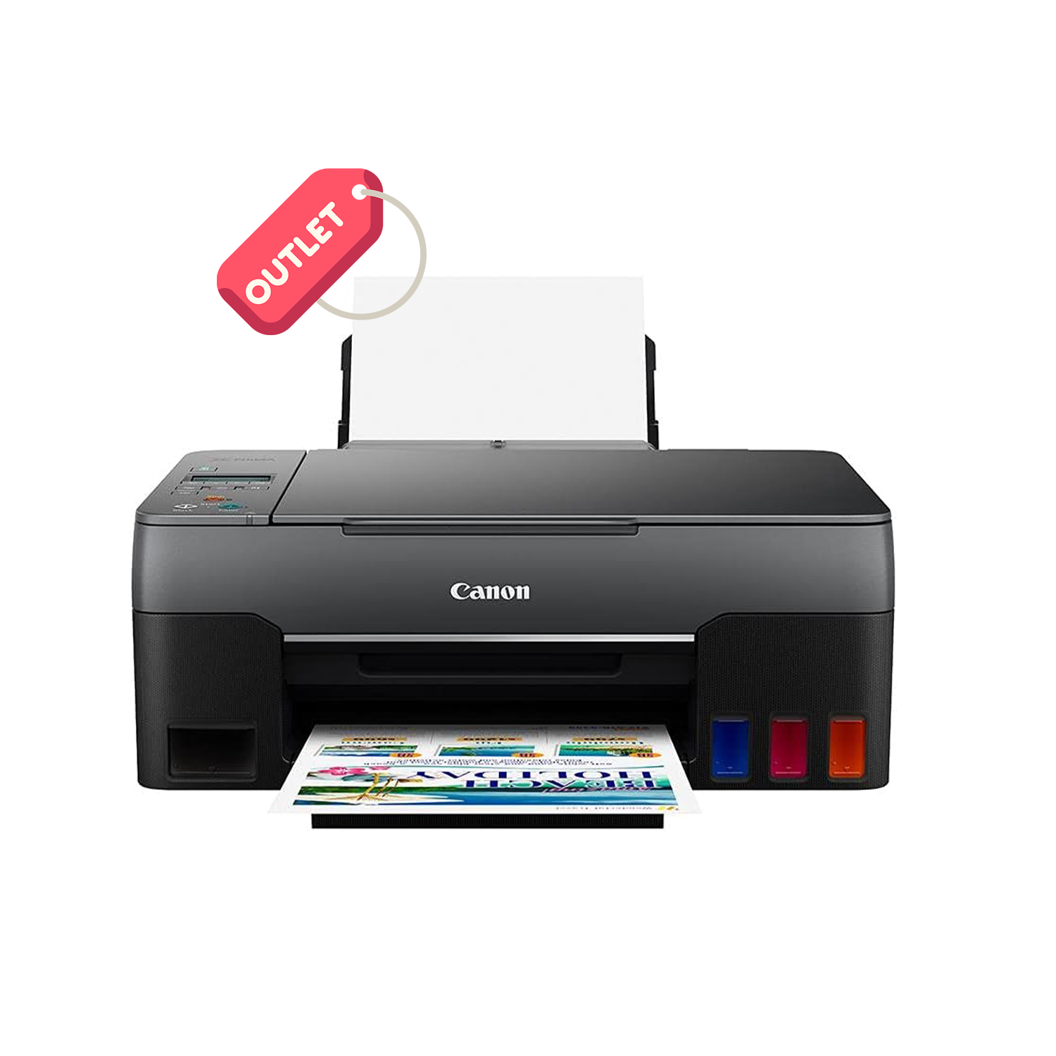 OUTLET Canon Pixma G2460 Fotokopi + Tarayıcı Renkli Çok Fonksiyonlu Mürekkep Püskürtmeli Yazıcı